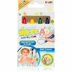 Craze INKEE Bath Crayons barevné tužky do koupele 4 ks obraz