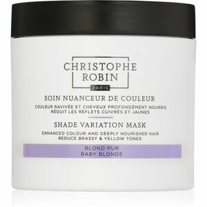 Christophe Robin Shade Variation Mask výživná krémová maska na vlasy odstín Baby Blond 250 ml obraz