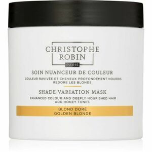 Christophe Robin Shade Variation Mask výživná krémová maska na vlasy odstín Golden Blond 250 ml obraz