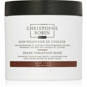 Christophe Robin Shade Variation Mask výživná krémová maska na vlasy odstín Ash Brown 250 ml obraz