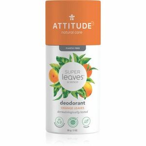 Attitude Super Leaves Deodorant tuhý deodorant bez obsahu hliníkových solí Orange Leaves 85 g obraz