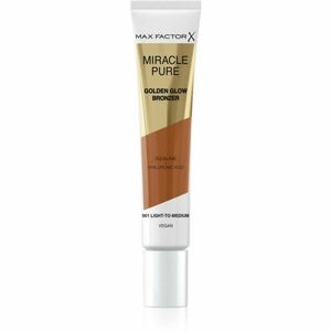 Max Factor Miracle Pure krémový bronzer pro rozjasnění pleti odstín 001 Light To Medium 15 ml obraz