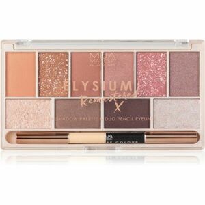 MUA Makeup Academy Elysium Remastered paleta očních stínů 10 barev duo 17 g obraz