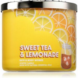 Bath & Body Works Sweet Tea & Lemonade vonná svíčka 411 g obraz