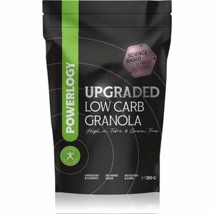 Powerlogy Upgraded Granola granola low carb příchuť Dark Chocolate -Strawberry 350 g obraz