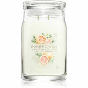 Yankee Candle White Spruce & Grapefruit vonná svíčka 567 g obraz