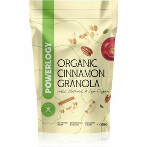 Powerlogy Granola granola v BIO kvalitě příchuť Apple Cinnamon 350 g obraz