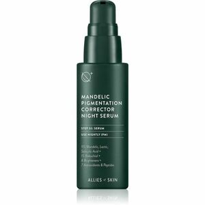 Allies of Skin Mandelic noční sérum pro sjednocení barevného tónu pleti 30 ml obraz