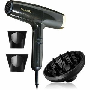 BaByliss PRO Falco Hair dryer BLACK & GOLD fén na vlasy s integrovanou ionizační funkci 1 ks obraz