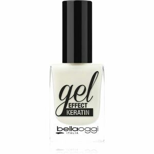 bellaoggi Gel Effect Keratin Nail Polish lak na nehty odstín Milky White 10 ml obraz