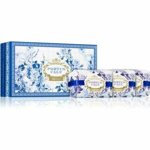 Castelbel Portus Cale Gold & Blue tuhé mýdlo dárková sada 3x150 g obraz