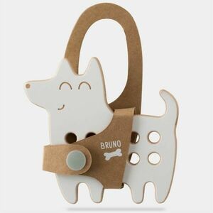 Milin Small Wooden Lacing Toy Dog aktivity hračka 10 cm x 10 cm x 0, 7 cm 1 ks obraz