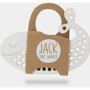 Milin Big Wooden Lacing Toy Whale Jack aktivity hračka 9 cm x 19, 5 cm x 0, 7 cm 1 ks obraz