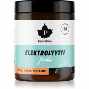 Puhdistamo Electrolyte Powder + láhev sportovní nápoj s elektrolyty příchuť Mango Orange 120 g obraz