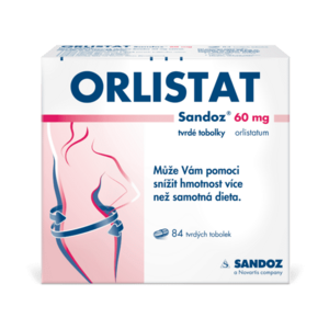 Orlistat Sandoz 60 mg 84 tobolek obraz