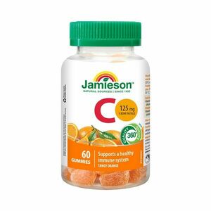 Jamieson Vitamín C Gummies příchuť pomeranč 60 pastilek obraz