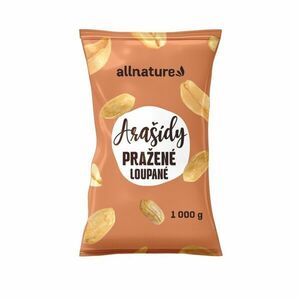 Allnature Arašídy pražené loupané nesolené 1000 g obraz