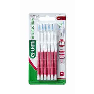 GUM BI-DIRECTION ULTRA 1, 2 mm ISO 3 mezizubní kartáčky 6 ks obraz