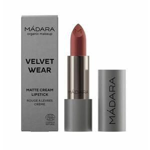 MÁDARA Velvet Wear Warm Nude matná krémová rtěnka 3, 8 g obraz