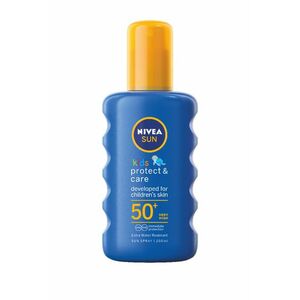 Nivea SUN Dětský barevný sprej na opalování OF50+ 200 ml obraz