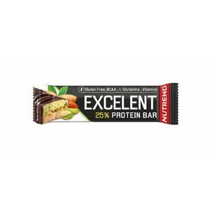 Nutrend Excelent Protein Bar Double mandle + pistácie v mléčné čokoládě 85 g obraz