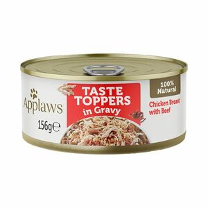 Applaws Dog Taste Toppers in Gravy Kuře s hovězím konzerva 156 g obraz