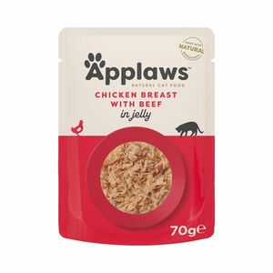 Applaws Cat Jelly Kuřecí s hovězím kapsička 70 g obraz