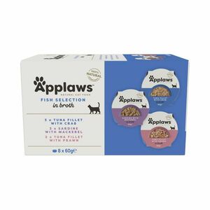 Applaws Cat Pot Multipack Rybí výběr miska 8x60 g obraz