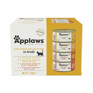 Applaws Cat Multipack Kuřecí konzerva 12x70 g obraz