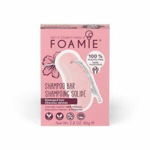 Foamie Shampoo Bar pro poškozené vlasy Hibiscus 80 g obraz