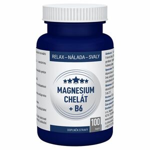 CLINICAL Magnesium chelát + B6 100 kapslí obraz