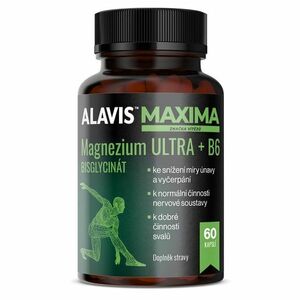 ALAVIS MAXIMA Magnezium ULTRA + vitamín B6 60 kapslí obraz