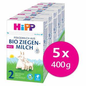 HIPP 2 Bio kozí mléko 5 x 400 g obraz