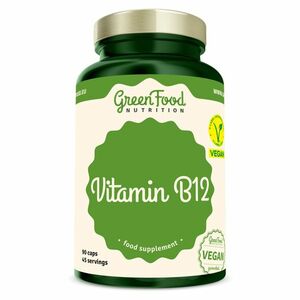 GREENFOOD NUTRITION Vitamin B12 90 kapslí obraz