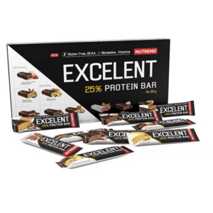 NUTREND Excelent protein bar 9 x 85 g dárkové balení obraz