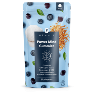 HEMNIA Power mind gummies podpora soustředění 30 kusů obraz