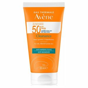 AVÈNE Cleanance sluneční ochrana SPF 50+ pro citlivou pleť 50 ml obraz