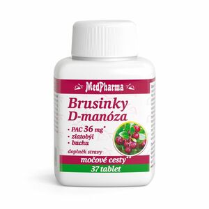 MEDPHARMA Brusinky D-manóza 37 tablet obraz