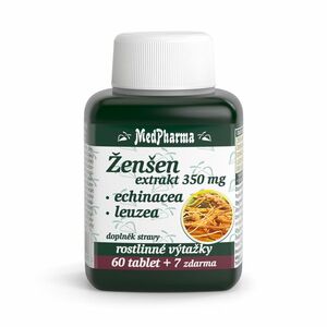 MEDPHARMA Žen-šen + echinacea + leuzea 67 kapslí obraz