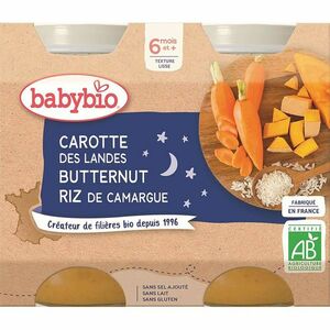 BABYBIO mrkev dýně rýže 2x200g obraz