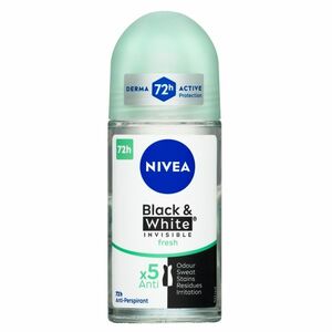 NIVEA Black & White Invisible Fresh Kuličkový antiperspirant 50 ml obraz