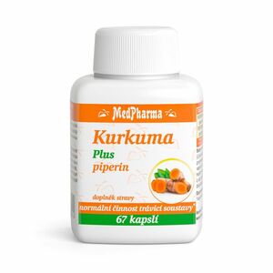 MEDPHARMA Kurkuma plus piperin 67 kapslí obraz