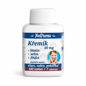 MEDPHARMA Křemík 30 mg + Biotin + PABA 107 tablet obraz