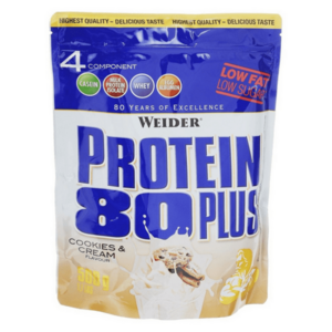 WEIDER Protein 80 plus cookies a cream 500 g obraz