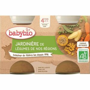 BABYBIO zelená zelenina 2x130g obraz