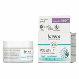 LAVERA Basis Sensitiv zklidňující noční krém bez parfemace 50 ml obraz