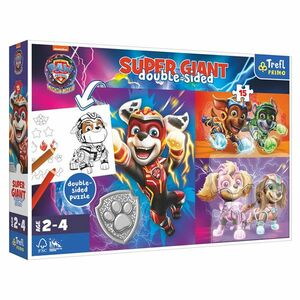 TREFL Puzzle giant Skvělý tým Paw Patrol The Mighty Movie 2023, poškozený obal obraz