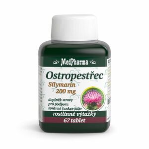 MEDPHARMA Ostropestřec silymarin 200 mg 67 tablet obraz