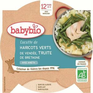 BABYBIO Menu fazolková pánvička se pstruhem 230 g obraz