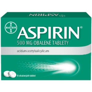 ASPIRIN Aspirin 500 mg 8 tablet obraz